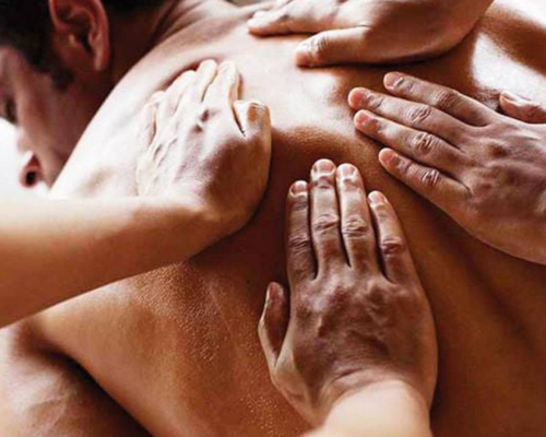 Four hands massage